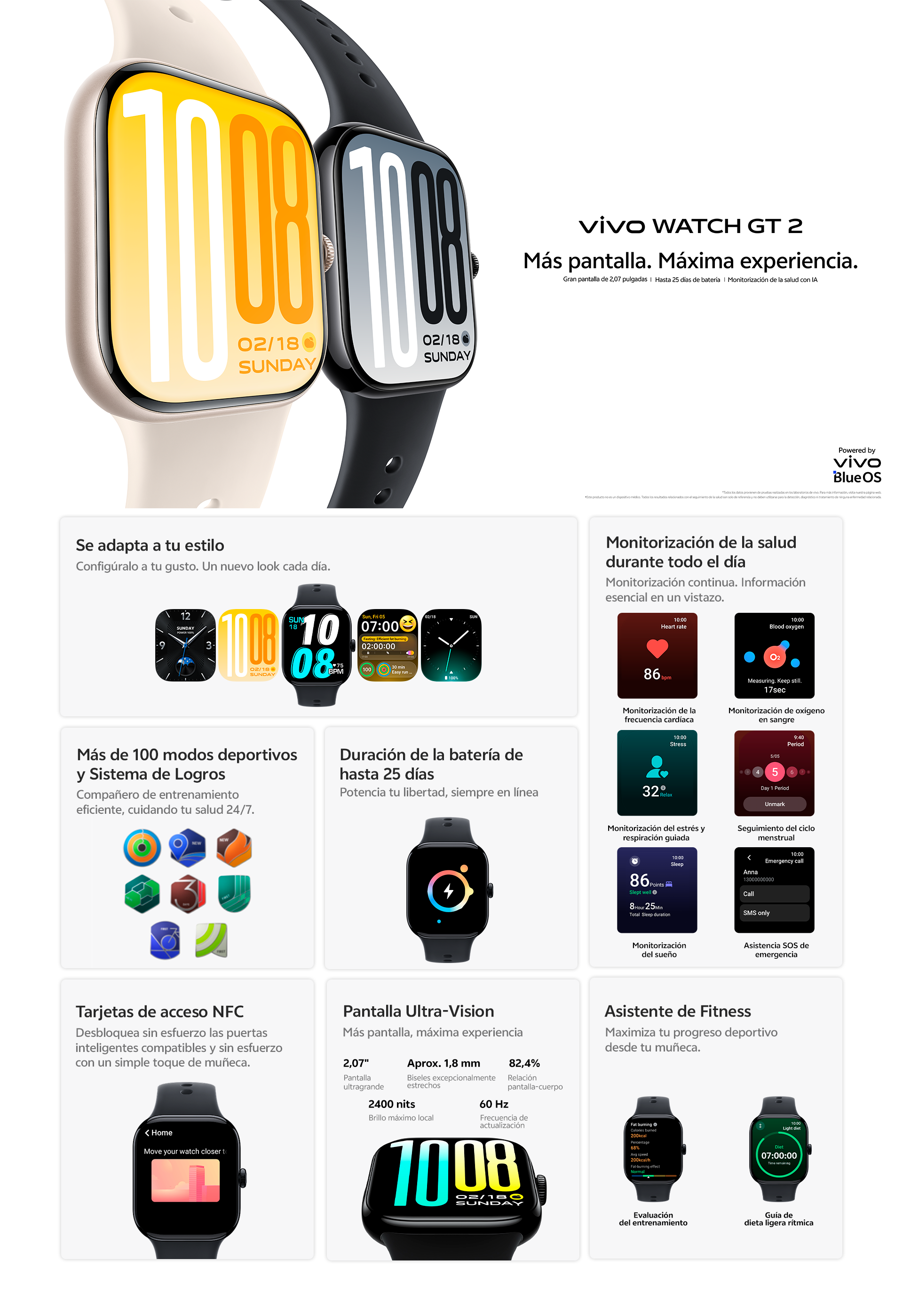 vivo WATCH GT 2 llega con NFC y precio reducido
