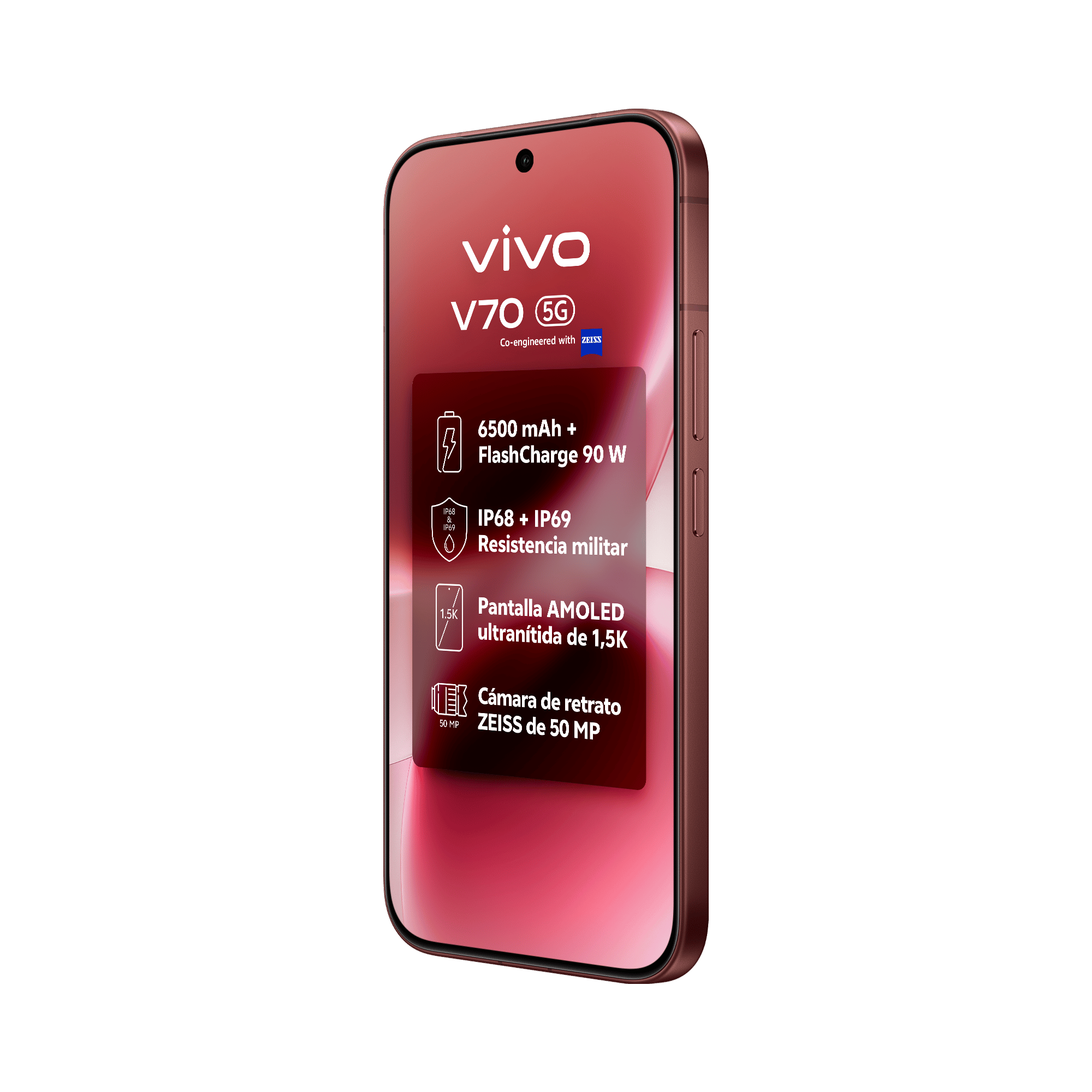 Software de edición de vídeo 4K integrado en la galería nativa del sistema vivo.