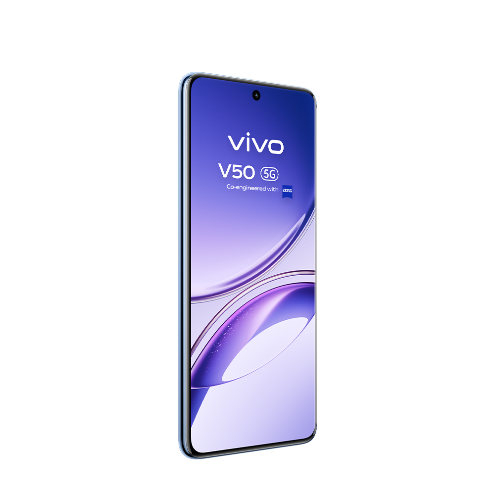 Grabación de vídeo 4K disponible en todas las lentes del smartphone vivo V50