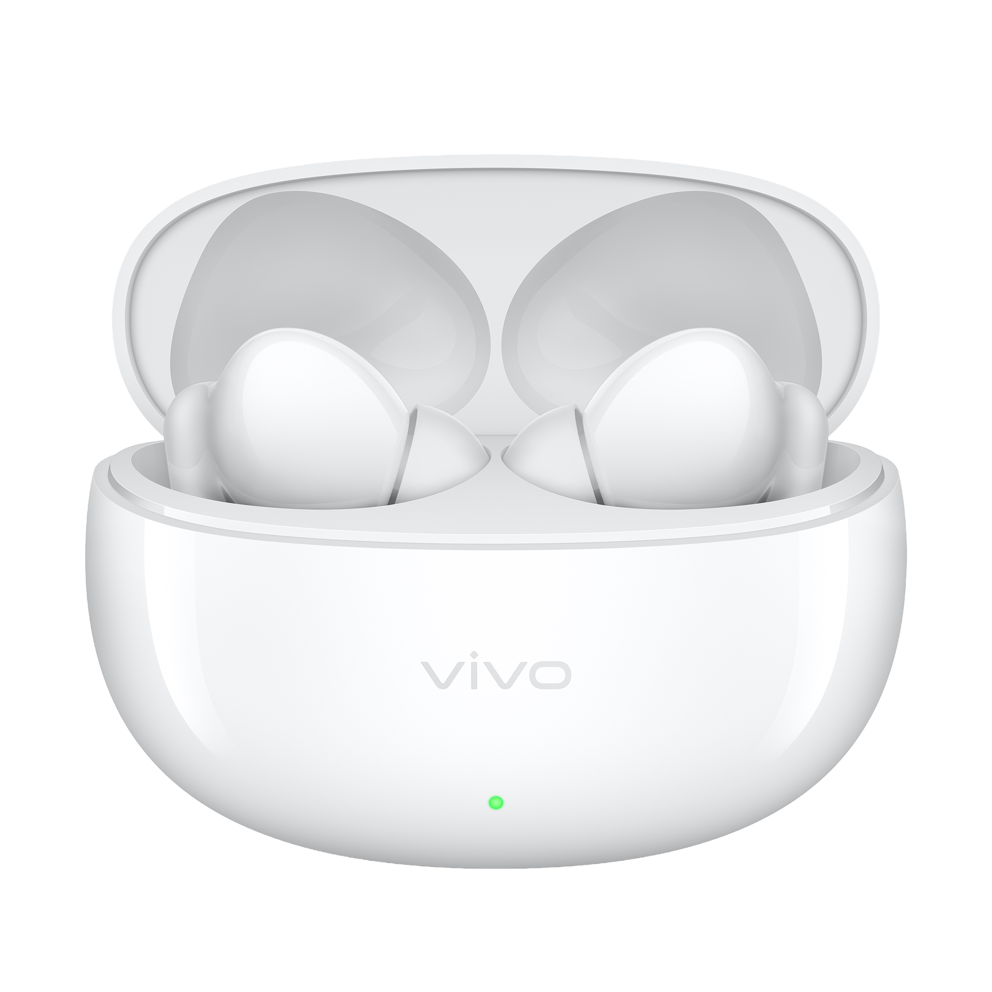 Auricular vivo Buds Pro Makrana White en el oído optimizado para gaming con una baja latencia de procesamiento de audio de 42 milisegundos.