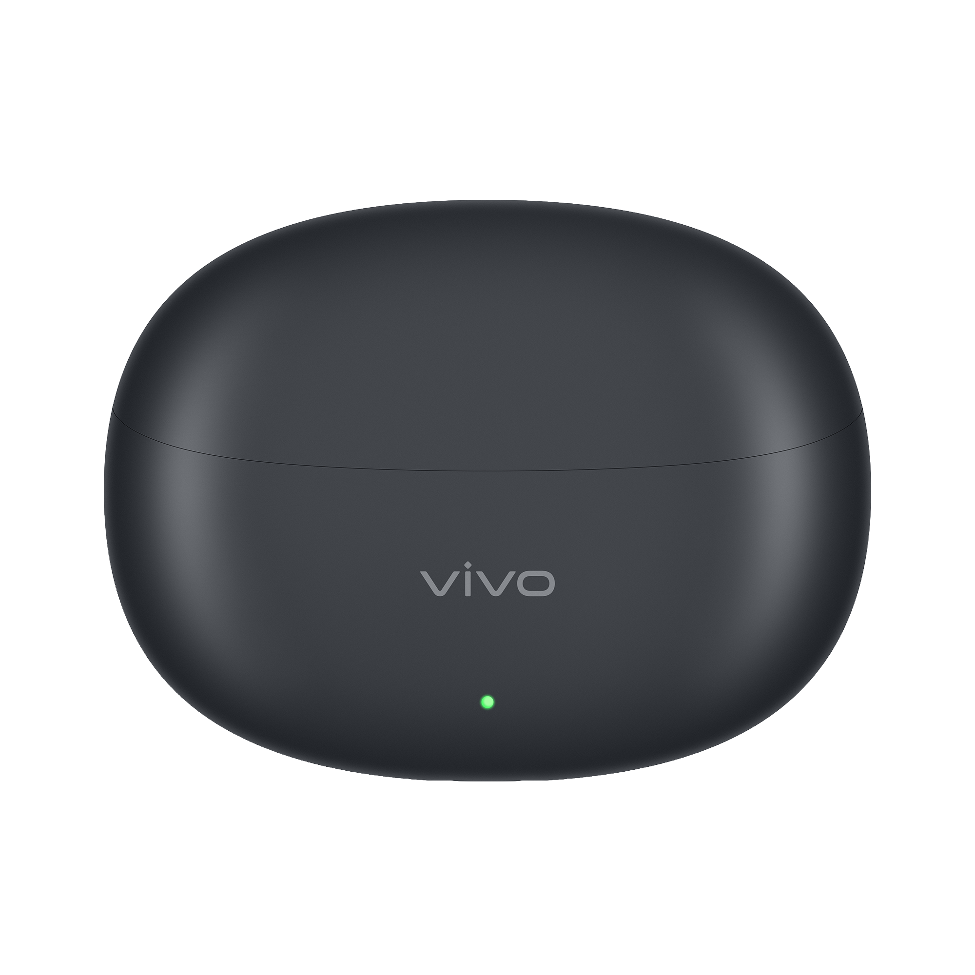 Estuche de carga abierto de los vivo Buds Pro Basalt Black que ofrece una autonomía de batería de hasta 55 horas en total.