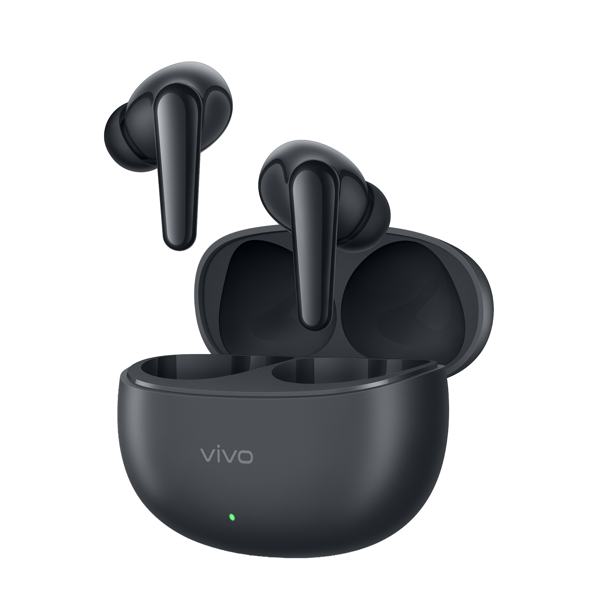 Auriculares Bluetooth vivo Buds Pro Basalt Black mostrando su resistencia al polvo y al agua con certificación oficial IP54.