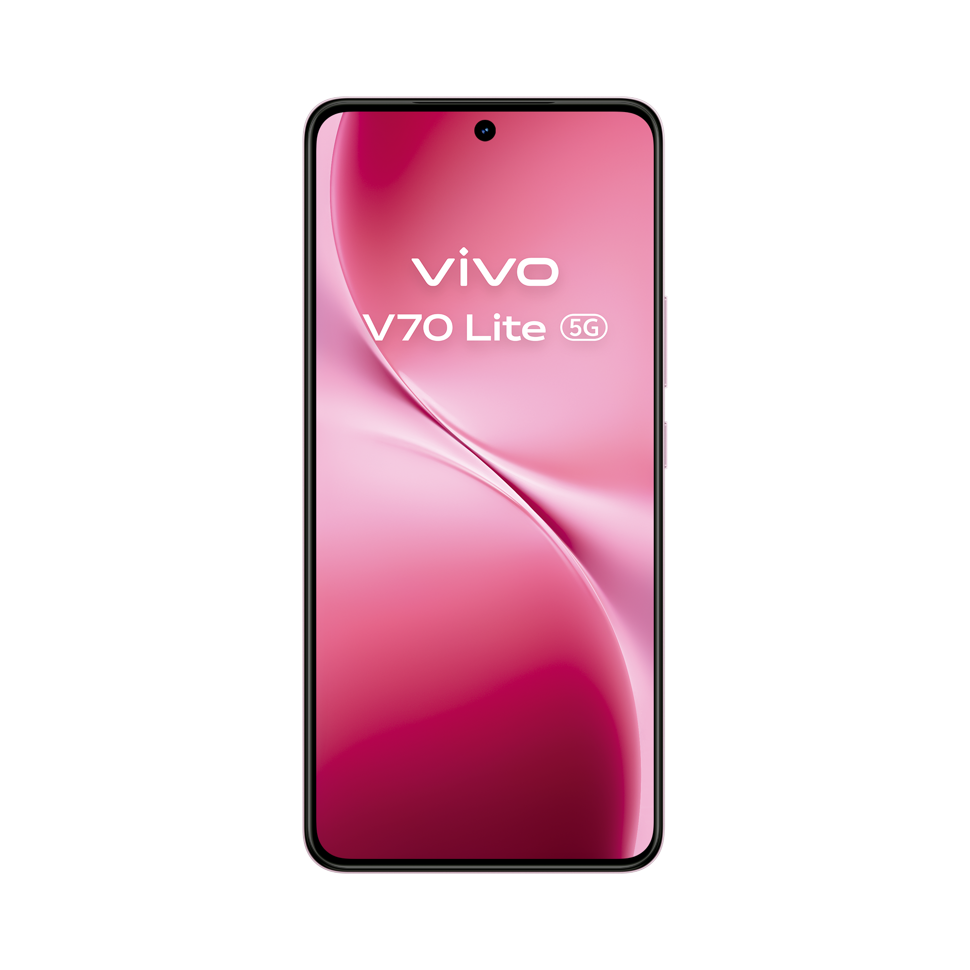 Cámara principal con sensor Sony IMX882 de 50 MP en la parte trasera del vivo V70 Lite 5G Pop Pink.