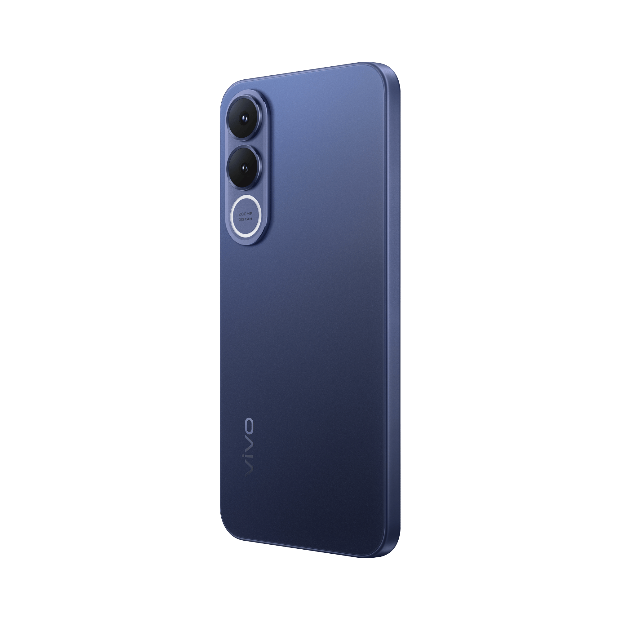 Pantalla del vivo V70FE Ocean Blue mostrando el asistente de IA con traducción e identificación en tiempo real.