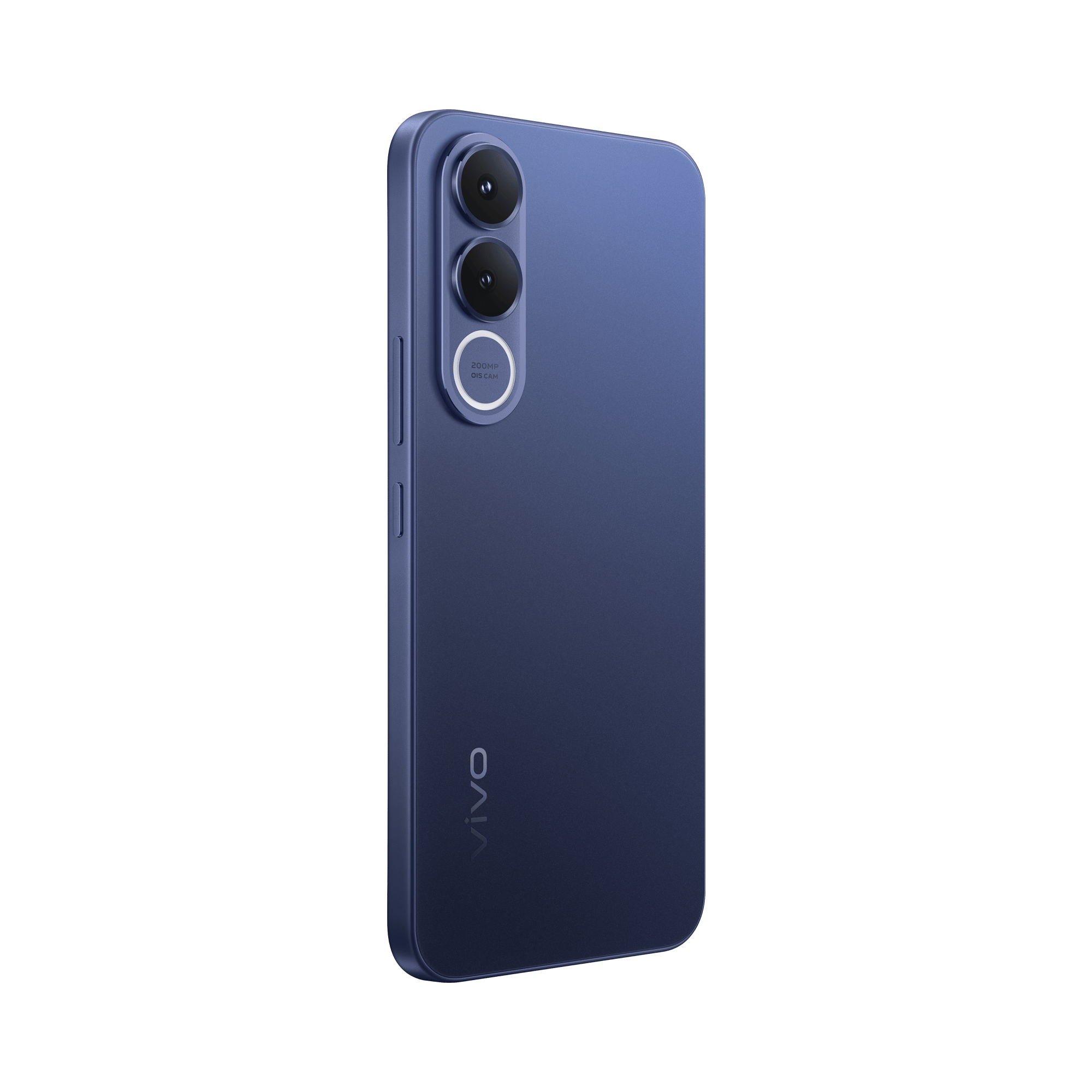Lente trasera del vivo V70FE Ocean Blue optimizada para grabación de vídeo 4K y retratos de 85mm.