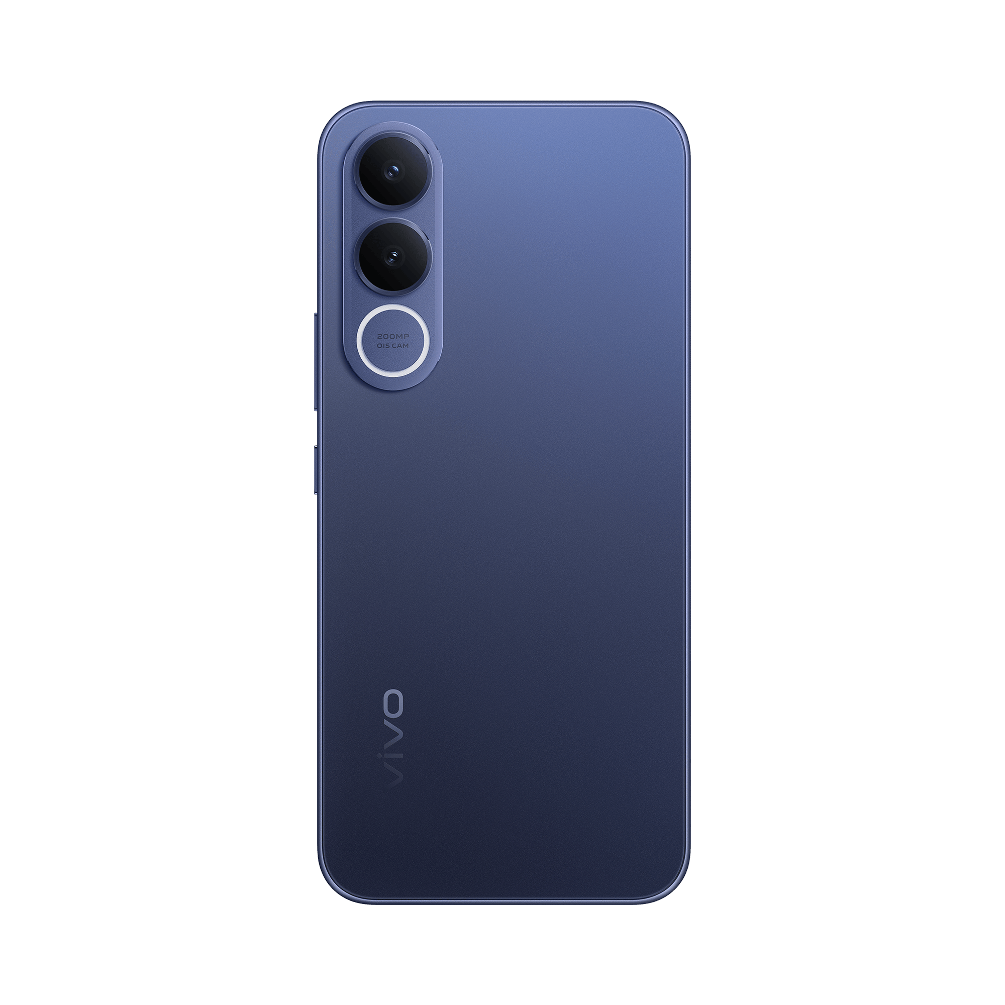 Vista de canto del vivo V70FE Ocean Blue que resalta su chasis ligero de esquinas redondeadas.