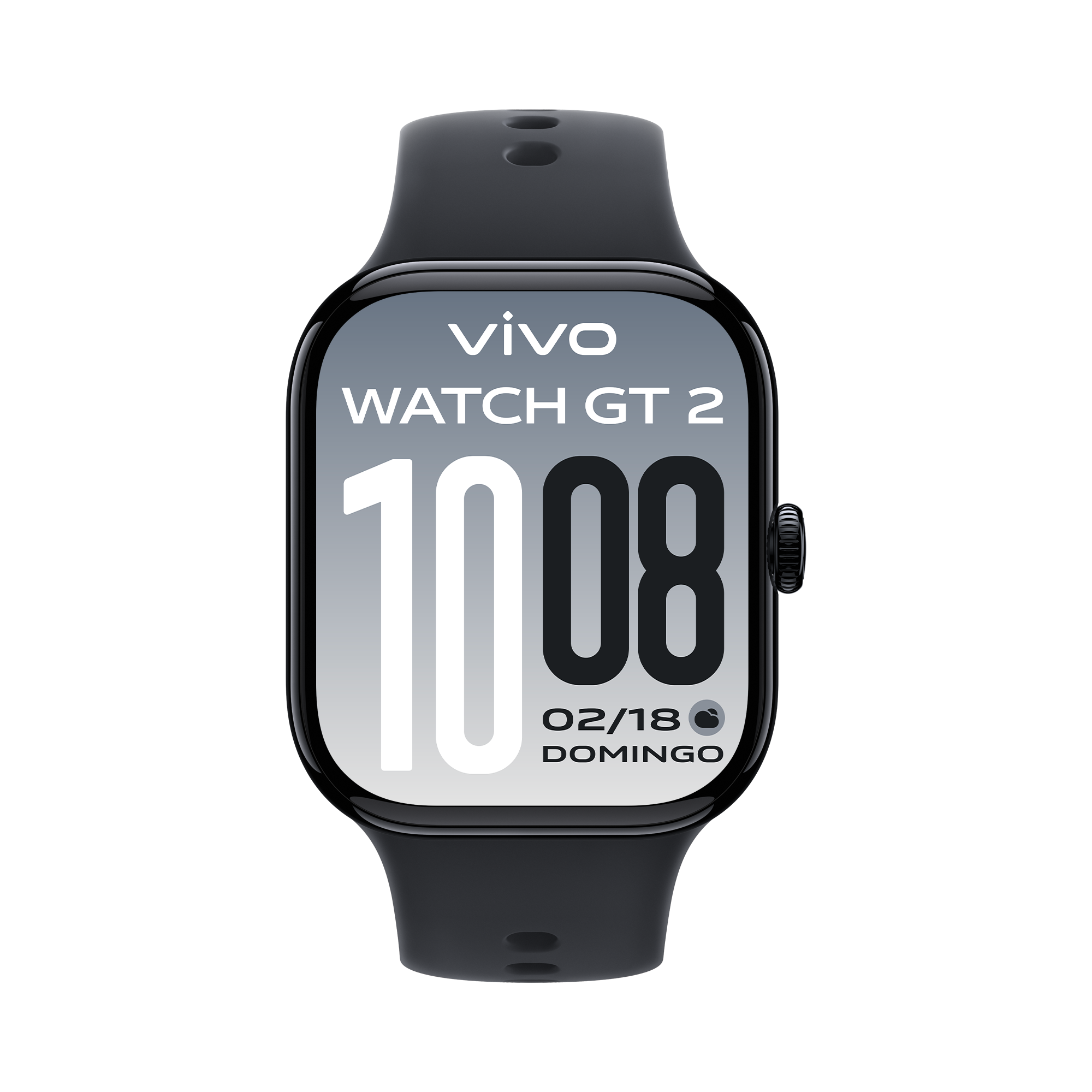 Reloj deportivo vivo Watch GT2 Obsidian Black con más de 100 modos de deportes integrados para monitorizar la actividad física diaria.