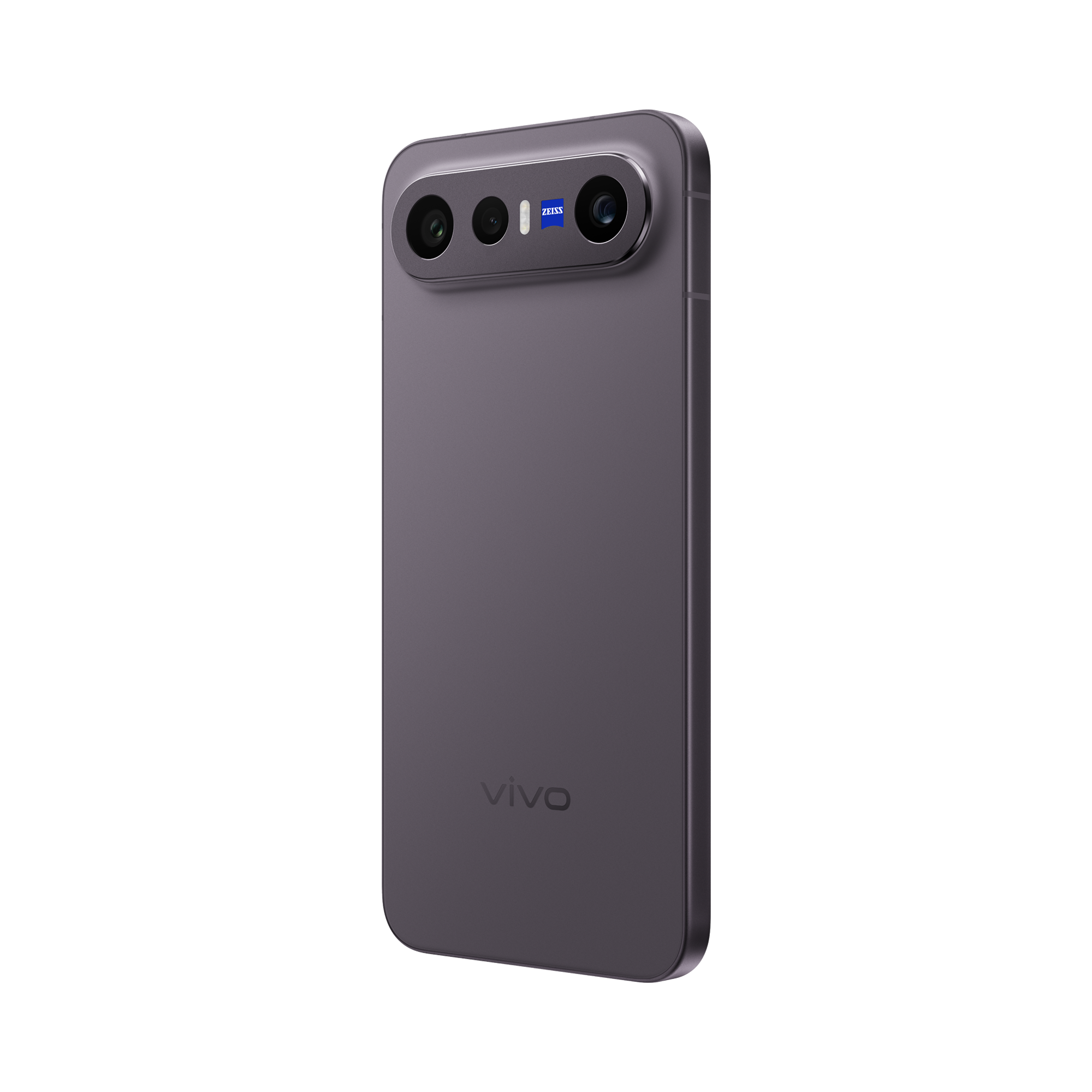 Primer plano del vivo X300FE Luxe Black, un dispositivo de alto rendimiento equipado con el procesador Snapdragon 8 Gen 5.