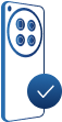 Móvil con pantalla dañada